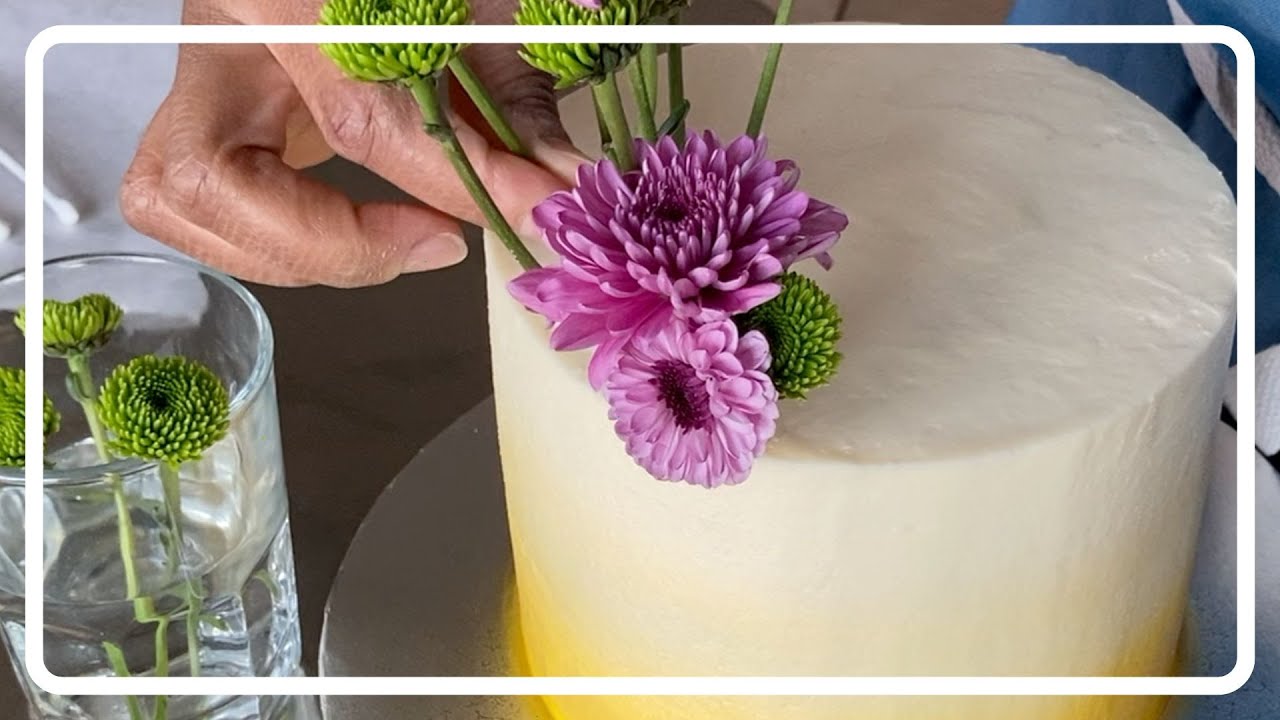 Stop Adding Real Flowers To Your Cake Like This Youtube