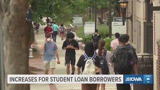 Increases for student loan borrowers