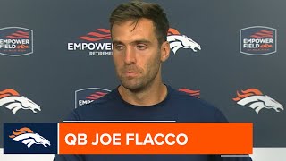Joe Flacco: 'There's no time to feel sorry for yourself'