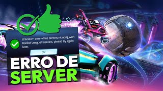 COMO RESOLVER O ERRO DE COMUNICAÇÃO COM OS SERVIDORES DO ROCKET LEAGUE | ATUALIZADO 2025