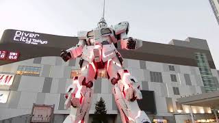 UNICORN GUNDAM TRANSFORMATION ユニコーンモード～デストロイモードへ　Diver　City　Tokyo　Plaza