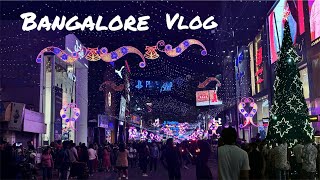 Brigade Road christmas celebration 2024 #bangalore #bangalorevlog #travel #dailyvlog