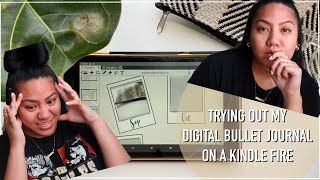 Testing my Digital Bullet Journal on a Kindle Fire | MetaMoji Note