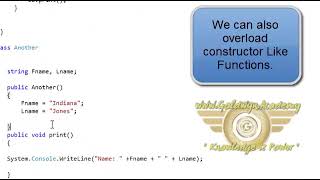 Constructor PART-12
