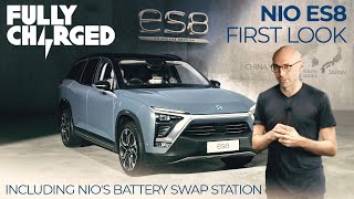 NIO ES8 & 3-minute Battery Swap Station | FULLY CHARGED for Clean Energy & Electric Vehicles