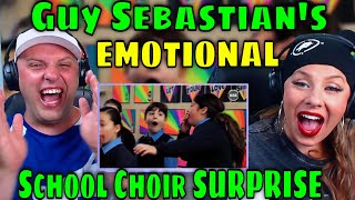 REACTION TO Guy Sebastian's EMOTIONAL School Choir SURPRISE! | THE WOLF HUNTERZ REACTIONS