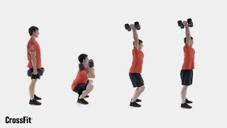 The Dumbbell Hang Clean and Push Jerk