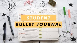 Bullet Journaling FOR STUDENTS | Back to School 2019 |  Fall Semester Set Up