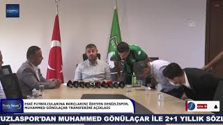 Eski futbolcularına borçlarını ödeyen Denizlispor, Muhammed Gönülaçar transferini açıkladı