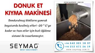 Donuk Et Kıyma Makinesi - SMG 130 -  Frozen Meat Mincer