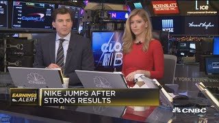 Nike reports strong earnings off sneaker sales
