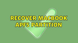 Ubuntu: Recover Macbook APFS Partition