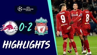Highlights: Salzburg 0-2 Liverpool | Reds qualify for Champions League knockout stage