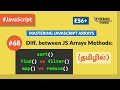 #68 - JavaScript: Difference between sort(), filter(), map(), and reduce() methods (in Tamil)