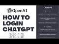 Chat GPT Login: How to Login Free Open AI Chat GPT Account ⏬👇