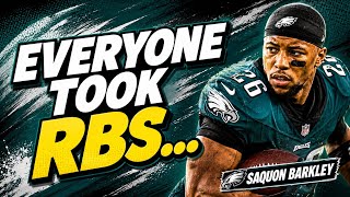 What Happens When Everyone Drafts RB Early?