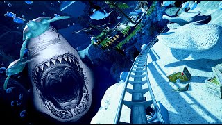 FIRST EVER! Underwater Roller Coaster Ocean Exploration! POV, Front Seat!