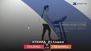 XTERRA Fitness TR150 Folding Treadmill Black Review