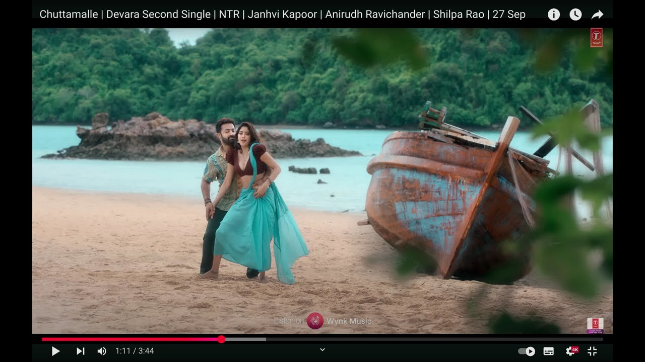 Chuttamalle | Devara Second Single | NTR | Janhvi Kapoor | Anirudh ...