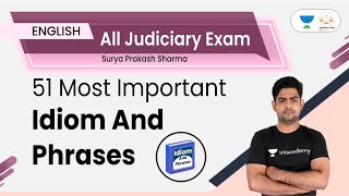 51 Most Important Idiom And Phrases | English for Judiciary Exams