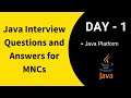 Java Interview Questions and Answers - Day 1