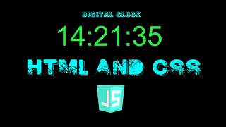JavaScript Time Function : Create Dynamic Clock HTML CSS
