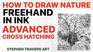 Drawing  Nature  With Cross-Hatching