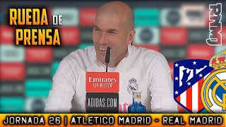 Rueda de prensa de ZIDANE previa Atlético de Madrid (06/03/2021) #AtletiRealMadrid