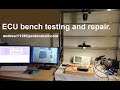 ECU testing. Bench testing a Bosch MED9.5.10 ECU VW Golf, and analysing the CAN bus.