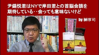 尹錫悦君はＮＹで岸田君との首脳会談を期待している‥会っても意味ないけど　by 榊淳司