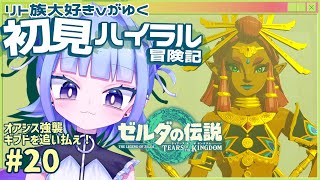 【#ゼルダの伝説ティアーズオブザキングダム 】リト大好きvの初見ハイラル冒険記！オアシス強襲！？ギブドさんを追い払おう！# 20【#個人vtuber 】