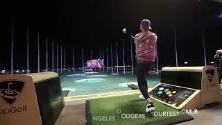 Dodgers Cody Bellinger, Justin Turner & Angels Mike Trout Hit Golf Balls at Pujo