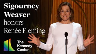 Sigourney Weaver honors Renée Fleming | 2023 Kennedy Center Honors