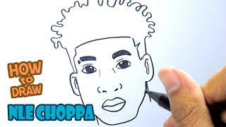 How to Draw Nle Choppa | Drawing Step by Step