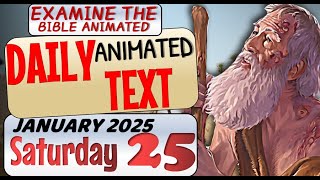 JW DAILY ANIMATED TEXT 🔵LET US ENCOURAGE OUR BROTHERS.✅ EXAMINE THE BIBLE ANIMATED