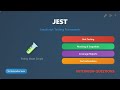Jest Interview Questions 2025 | JavaScript Testing Framework Complete Guide for Beginners