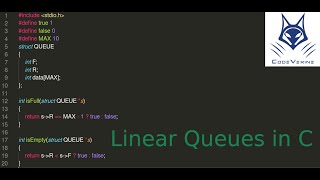 3. Queues - Implement Linear Queues in C