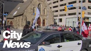 Protest precautions bring downtown Toronto to a standstill