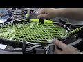 how to string a racquet with an atw universal by richard parnell