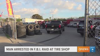 FBI raid at tire shop in Corpus Christi