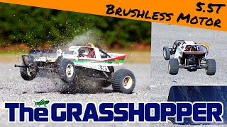 5.5Tブラシレスモーター搭載グラスホッパー【走行篇】/ TAMIYA The GRASSHOPPER with 5.5T Brushless Motor【COMO's RC】