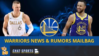 Warriors Rumors Mailbag: Andrew Wiggins Trade For Kristaps Porzingis? NBA Draft Lottery, Steph Curry