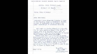 Lorne Armstrong Pro Se Extension Appeal May '26