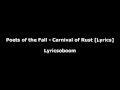 Poets Of The Fall - Carnival of Rust [Lyrics] [HD]