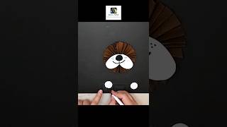 How to make 3d Dog Craft |Origami | 3D Paper crafts #3dcraft #origamicraft #papercraft @skillzone9