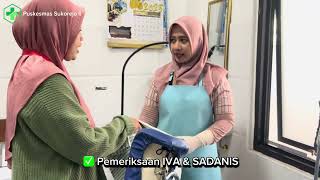 Alur Pemeriksaan Kesehatan Gratis (PKG) di Hari Ulang Tahun Puskesmas Sukorejo II