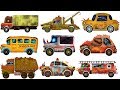 Scary Street Vehicles | Cars and Trucks | Halloween Cars Cartoon