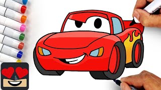 How to draw car | drawing and painting car for kids | coloring page | step by step art
