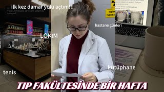 TIP FAKÜLTESİ HAFTALIK VLOG staj hastane günlükleri, spor, kıvırcık saç ve hafiften depresyon