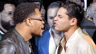 Ryan Garcia HEATED FIRST FACE OFF with Devin Haney in New York • Haney vs Garcia